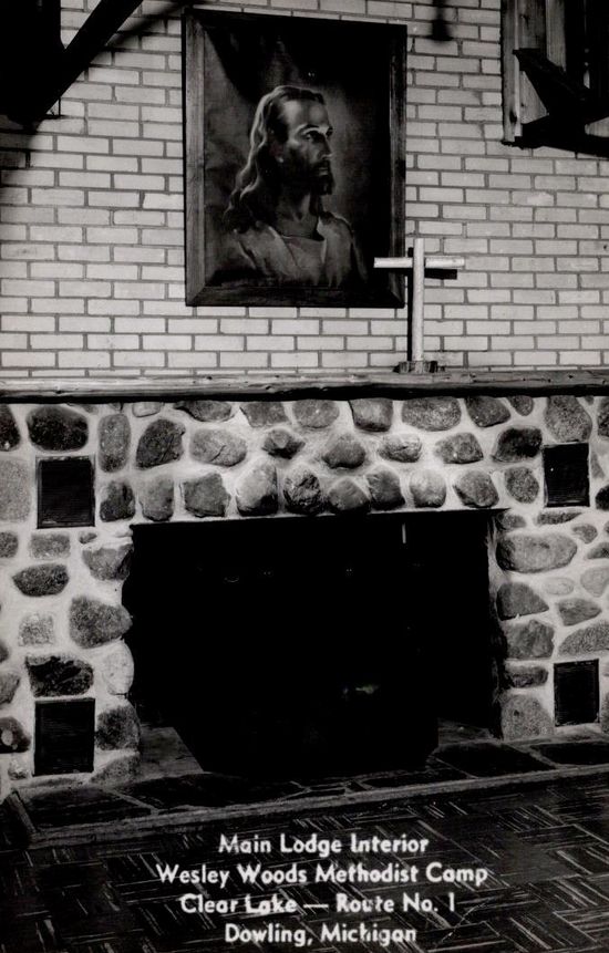 Wesley Woods Camp & Retreat Center - Vintage Postcard (newer photo)